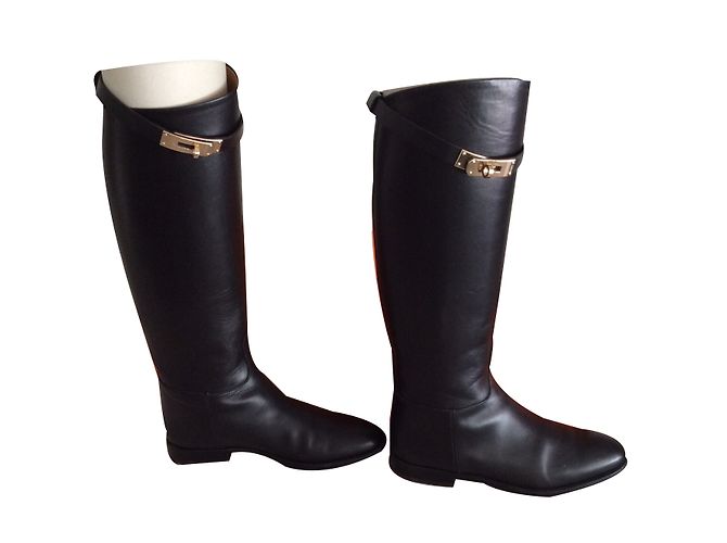 Hermès Hermes Jumping Boots Black