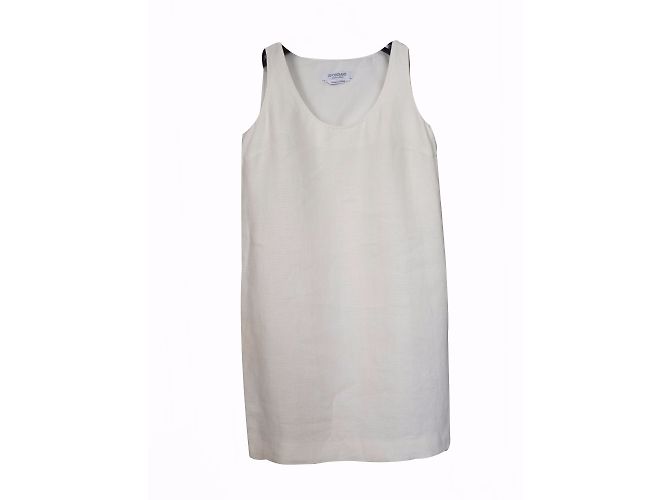 Sportmax Leinenkleid Weiß