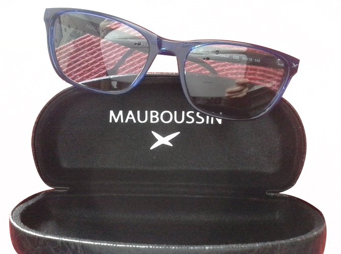 Mauboussin Oculos escuros Azul  ref.17557