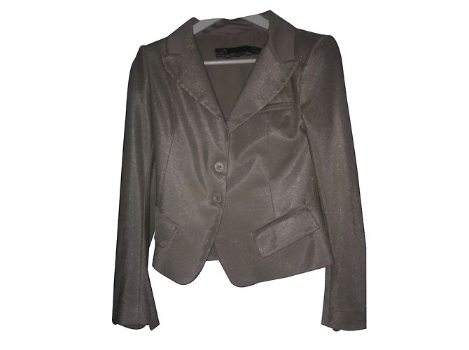 Chaqueta Patrizia Pepe de algodón bronce talla 44