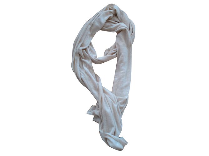 Bufanda Majestic de lino beige
