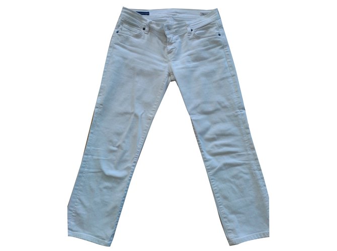 7 For All Mankind Jeans Blanc  ref.17831