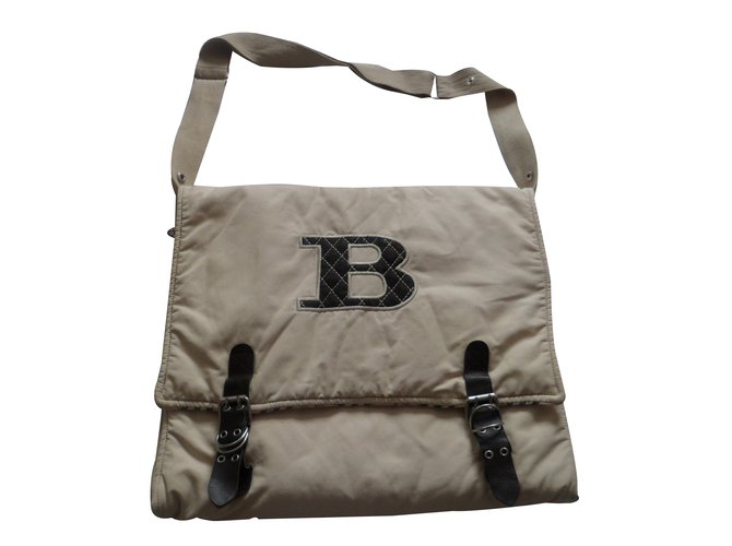 Burberry Bags Beige Cotton  ref.17849