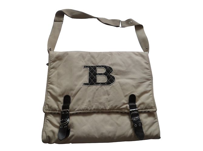 Burberry Saco de fraldas bege de algodão