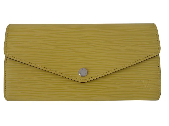Sarah Louis Vuitton Wallets Yellow