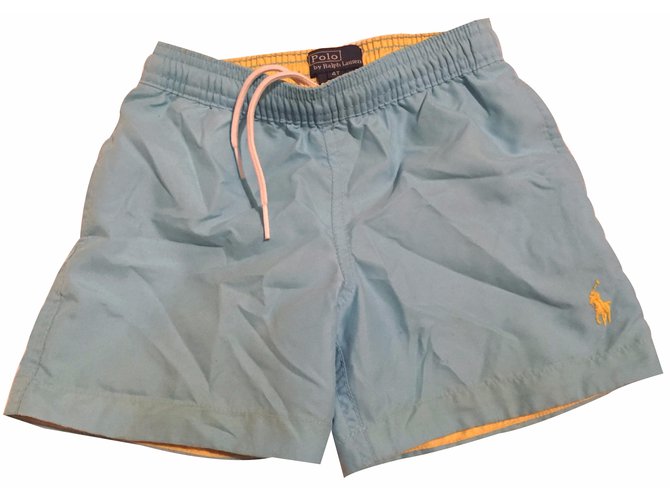 Polo Ralph Lauren Shorts Blue Polyester  ref.17879