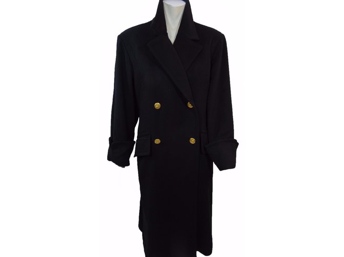 Hermès Cashmere Coat Black  ref.17948