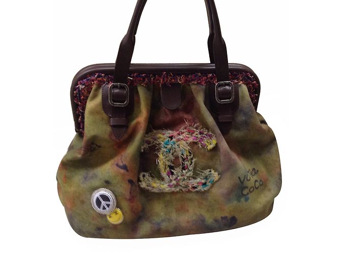 Chanel Sacs à main Kaki