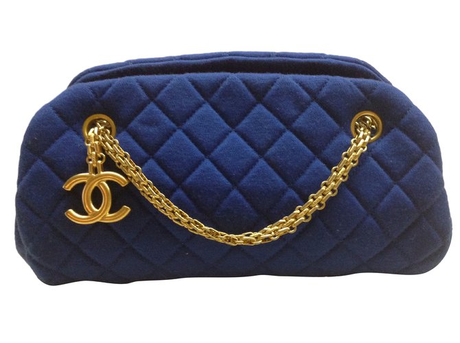Chanel Mademoiselle Blue Cotton  ref.17966