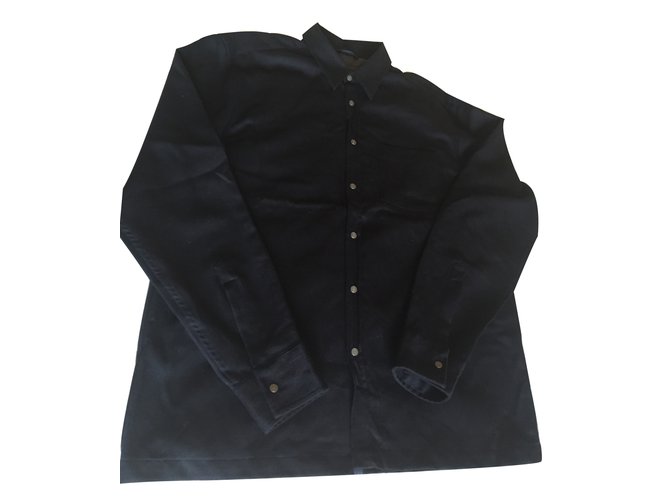 Kenzo Chemises Laine Noir  ref.18018