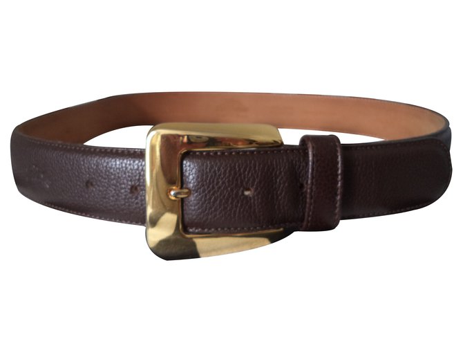Longchamp Belt Brown Leather  ref.18105