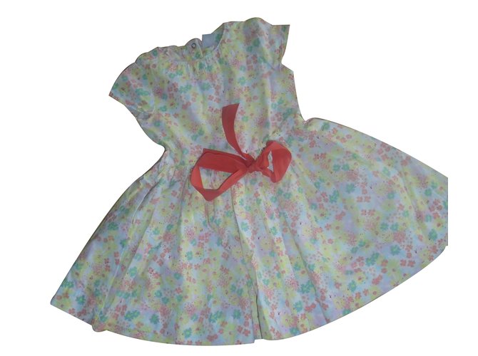 Petit Bateau Girl Dress Multiple colors Cotton  ref.18137