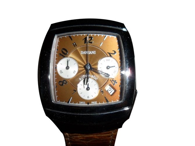Damiani Ego crono automatic steel chronograph Silvery  ref.18379