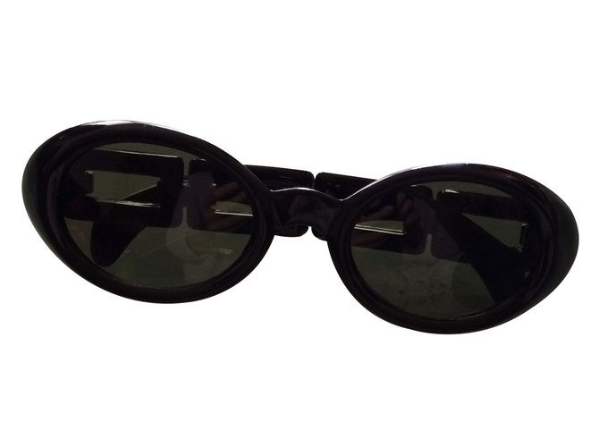 Karl Lagerfeld Oculos escuros Preto Metal  ref.18395