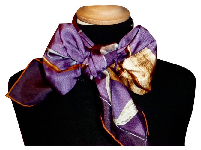Hermès Silk scarves Multiple colors  ref.18520