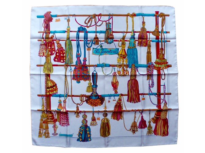 Hermès pastelería Multicolor Seda