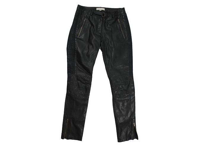 Sandro Pantalones de cuero