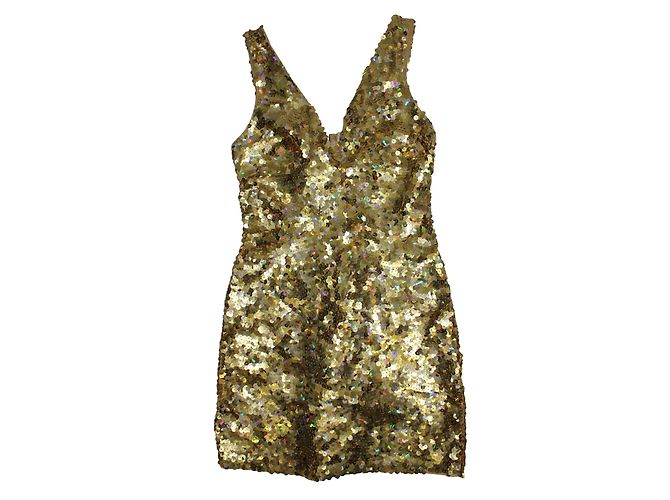 Pinko Gold sequins dress