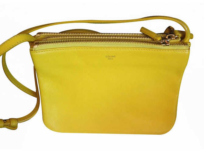 canary yellow clutch bag