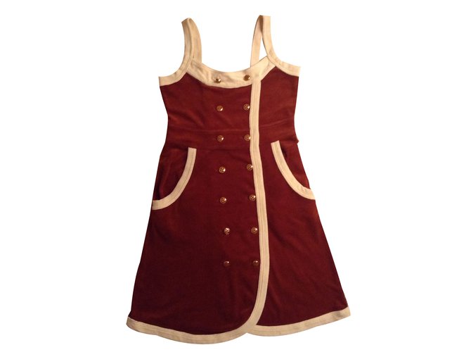 Marc by Marc Jacobs Dress Brown Cotton  ref.18854