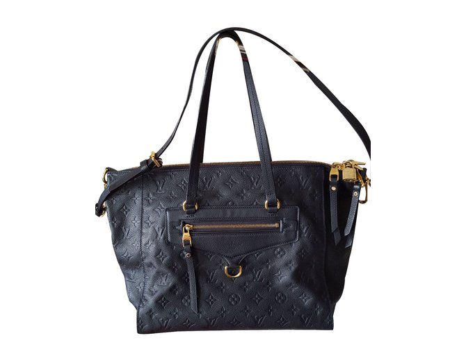 Lumineuse Louis Vuitton Handbags Blue Leather  ref.18884
