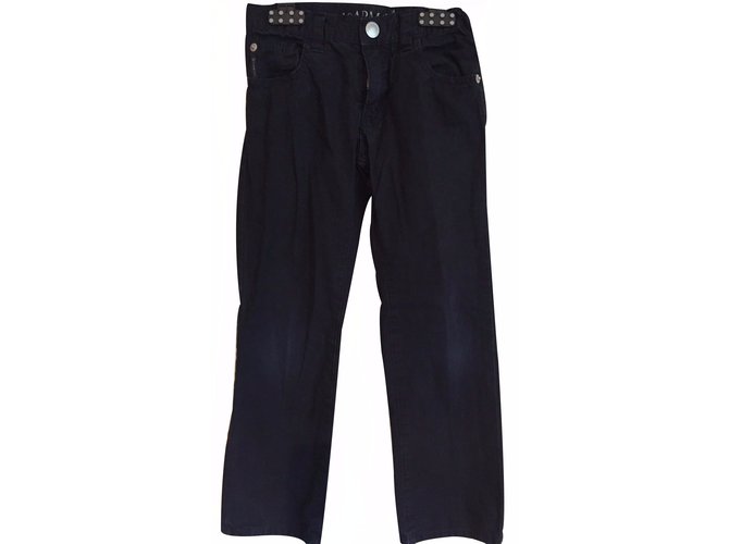 Armani Pants Blue Cotton  ref.18934