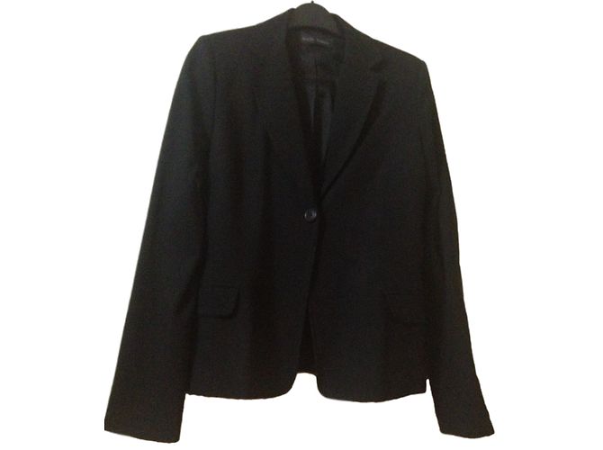 Regina Rubens Jacke schwarz Viscose Größe 38
