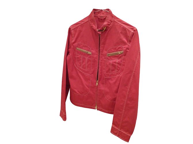 Chaqueta corta Fay Coral de algodón M