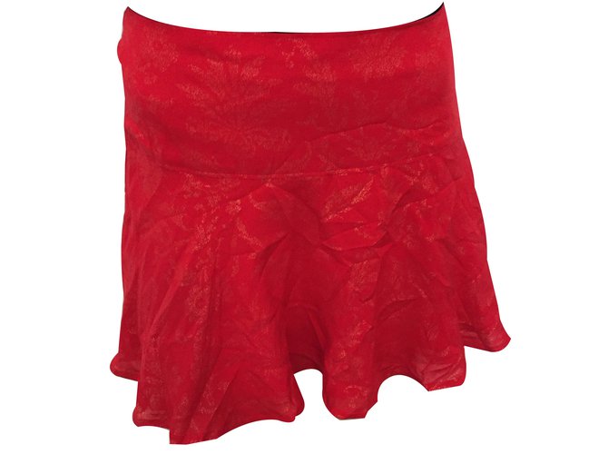 Abercrombie & Fitch Skirt Red Viscose  ref.19078