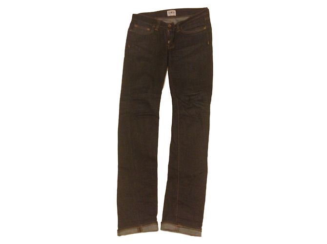Jeans Edwin Azules de Algodón Talla 38