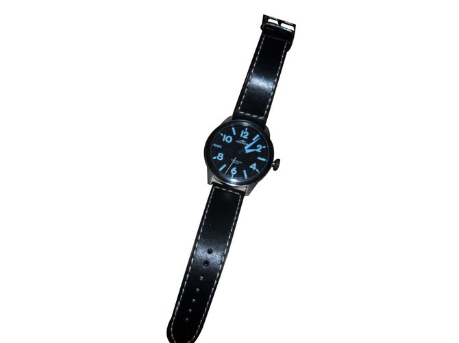 Autre Marque Mondia monoelica pilot swiss made luxury watch para hombre con nueva esfera en negro / azul claro Acero  ref.19294