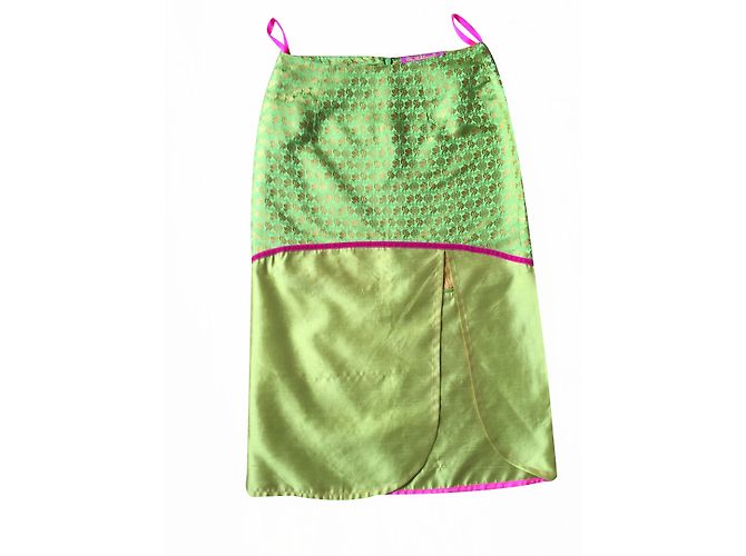 Autre Marque Gonna di seta Patty Shelabarger Multicolore
