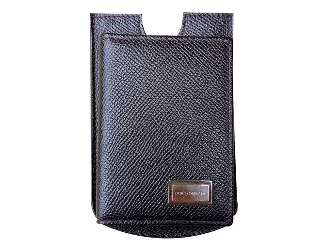 Dolce & Gabbana Wallets Small accessories Brown Leather  ref.19516