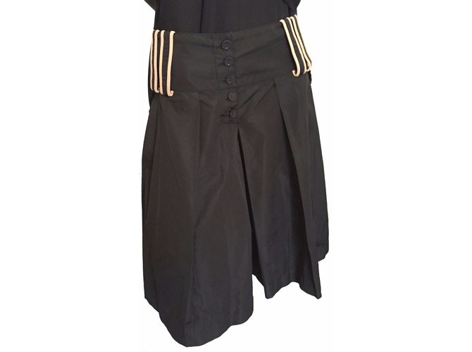 Autre Marque Skirt-shorts Alldressedup Black Polyester  ref.19548