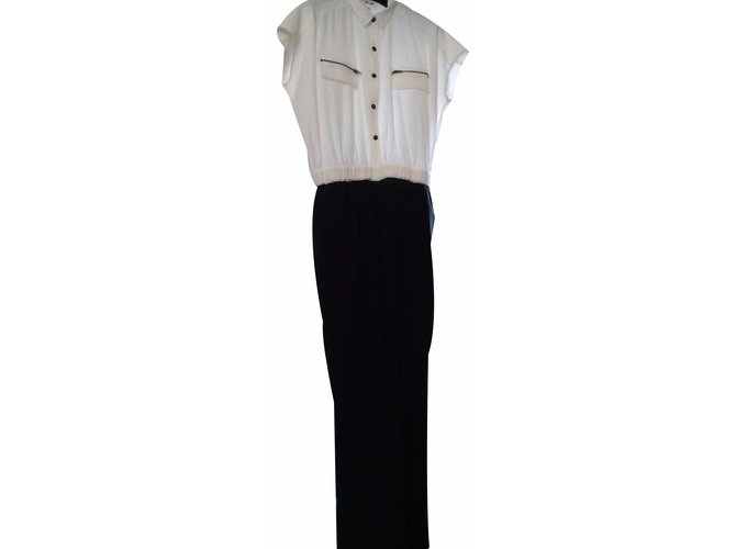 Bel Air Monochrome jumpsuit Silk  ref.19683