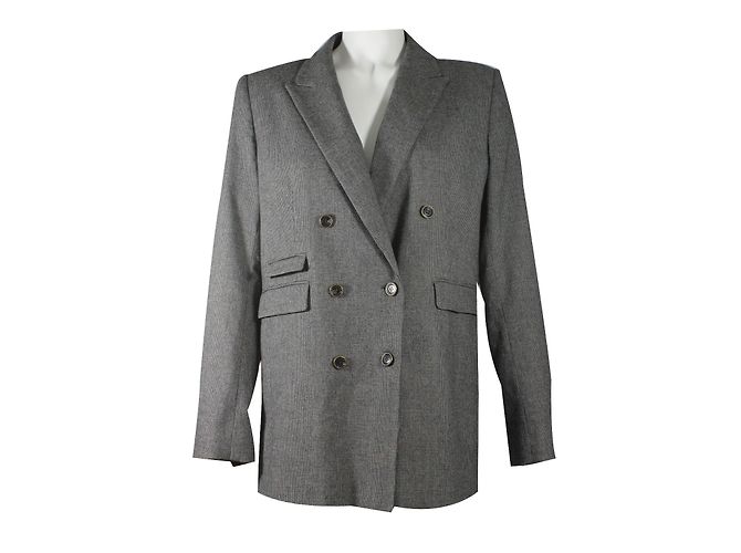 Blazer Sandro Pata de Gallo Gris