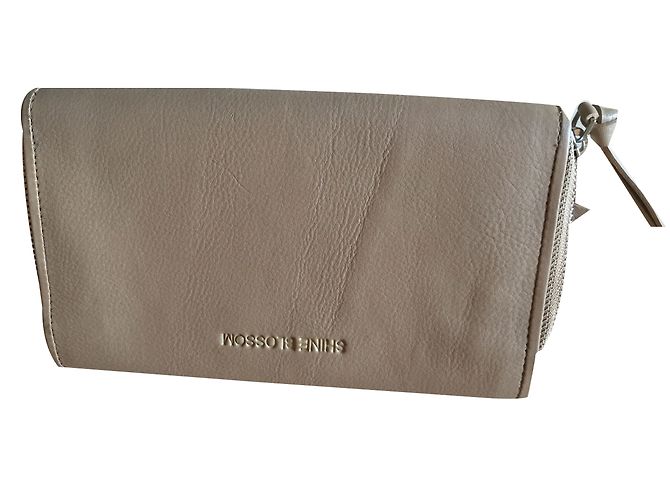 Shine Blossom portafogli Beige