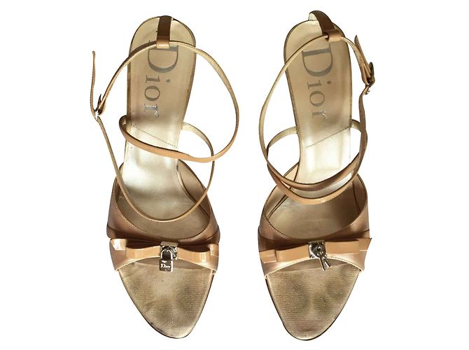 Sandales Dior Beige Taille 39
