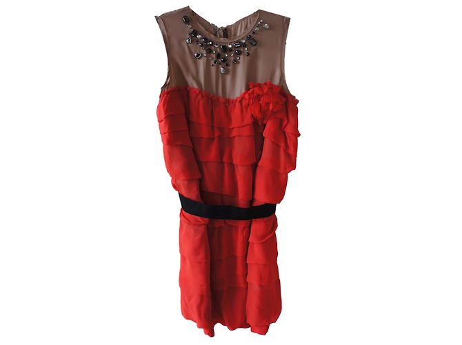 Lanvin For H&M Vestidos Roja