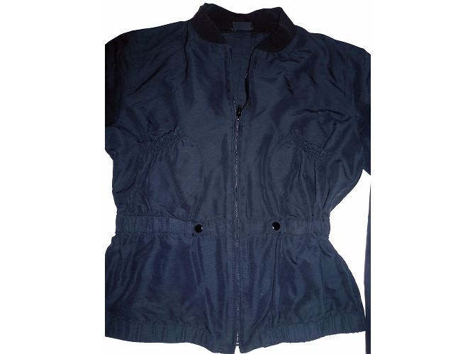 Plein Sud Schwarze Jacke aus Baumwolle Größe 36