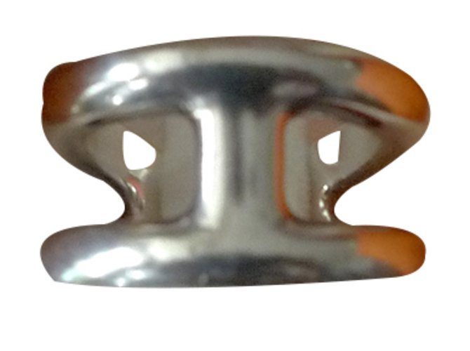 Ring Hermès Osmose Silvery Silver  ref.20291