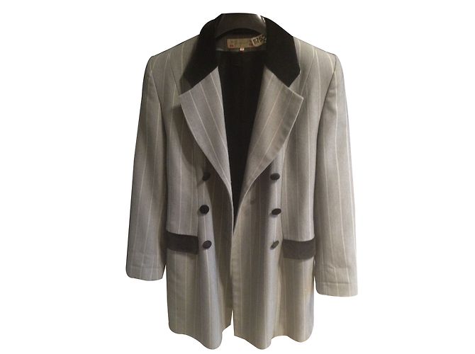 Bonpoint Grey Jacket Polyester Size 38