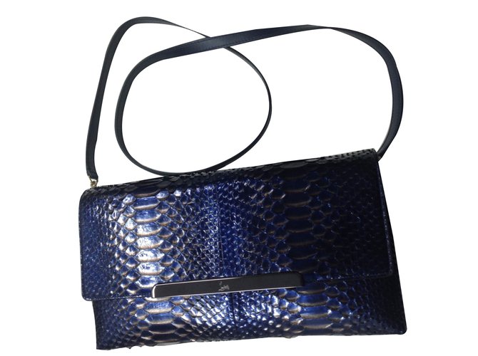 Christian Louboutin Handbags Blue Exotic leather  ref.20458