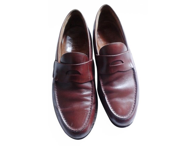 Church's custom made shoes Brown Leather  ref.20527