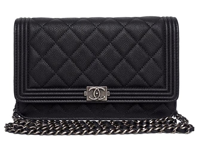 Le Boy Chanel Boy WOC Preto