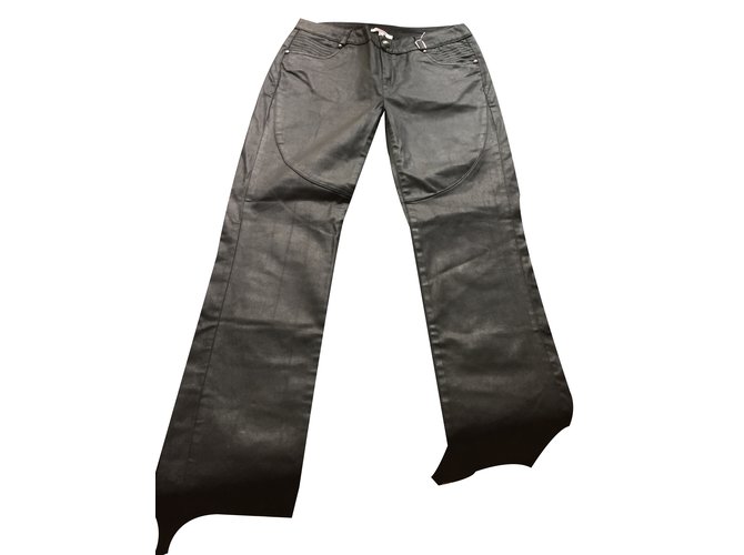 Jean Paul Gaultier Pants Black Cotton  ref.20682