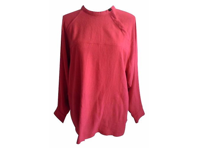Top de seda roja Isabel Marant