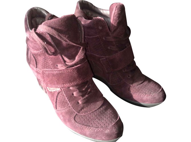 Ash zapatillas Ciruela Cuero  ref.20780