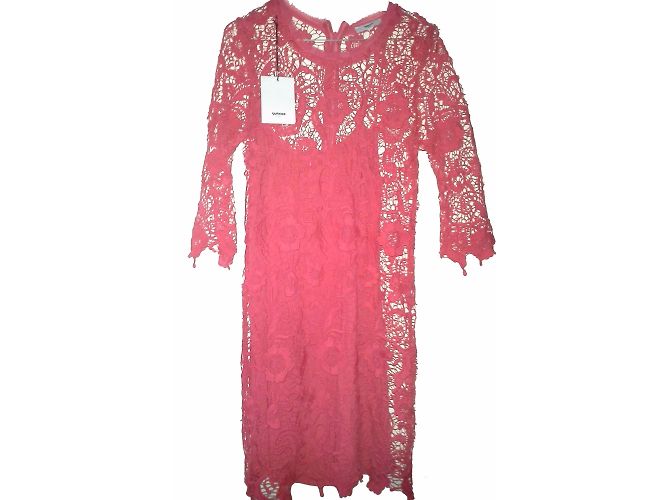 Vestido de encaje y algodón Suncoo 36