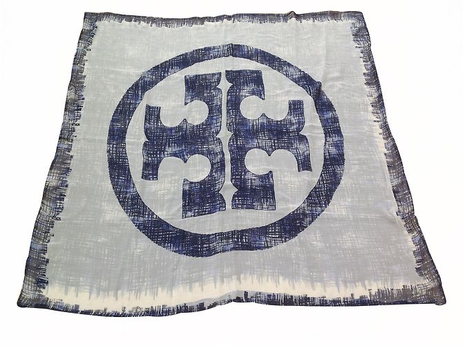 Tory Burch Sciarpa con fodera verniciata in Hash